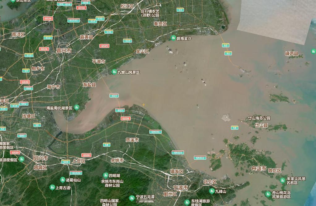 杭州湾的海水怎么会这么浑浊？1、长江带来的巨量泥沙；2、钱塘江带来的巨量泥沙