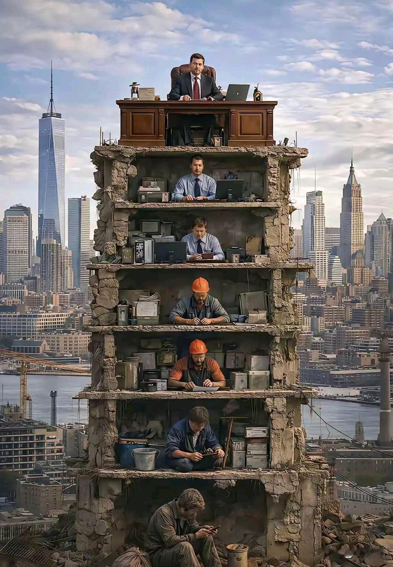 哪一层人最多？你在哪一层？