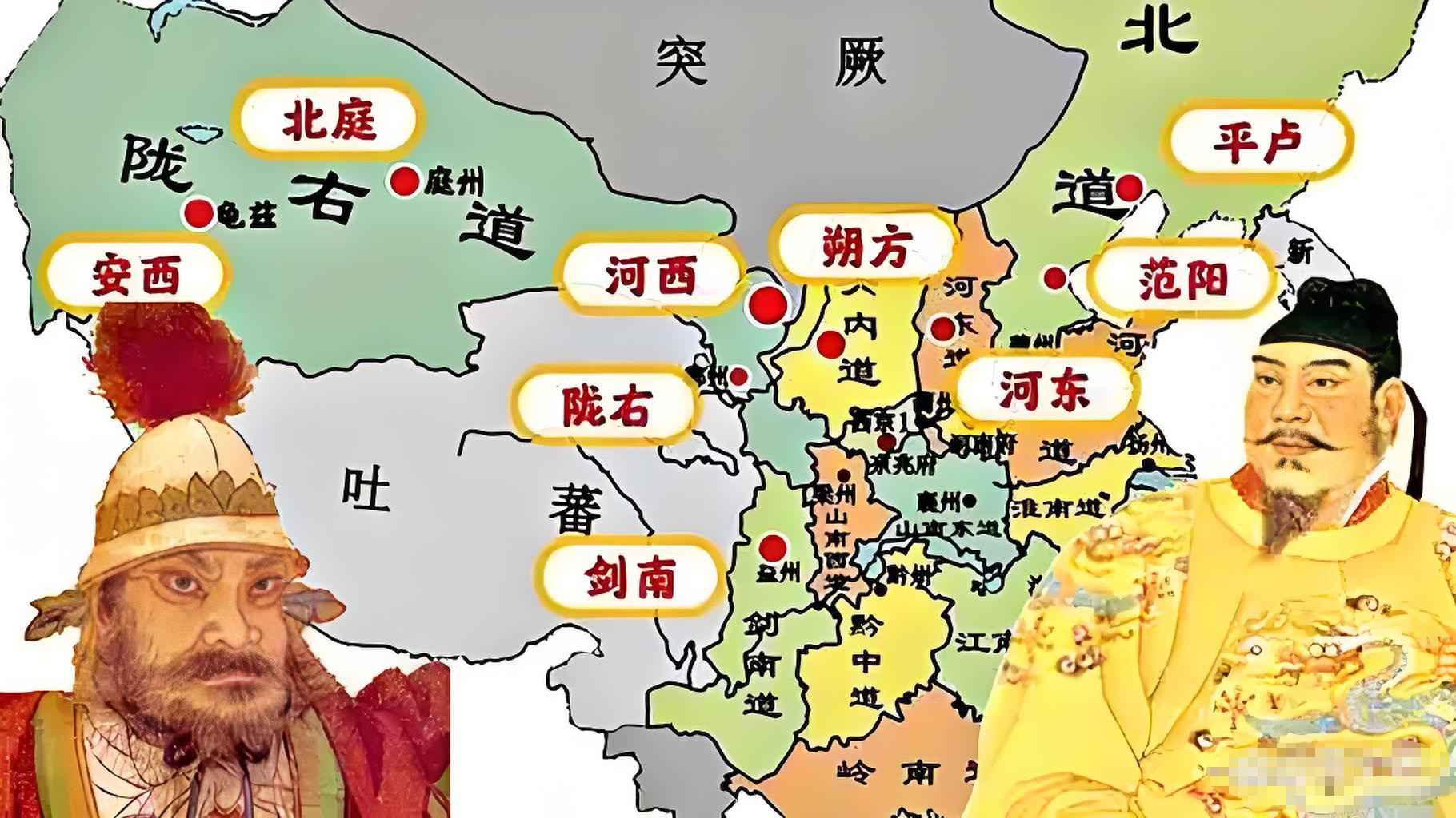 安禄山造反失败是因为太着急了唐朝天宝年间，国家总兵力60万，中央军只有8万只占