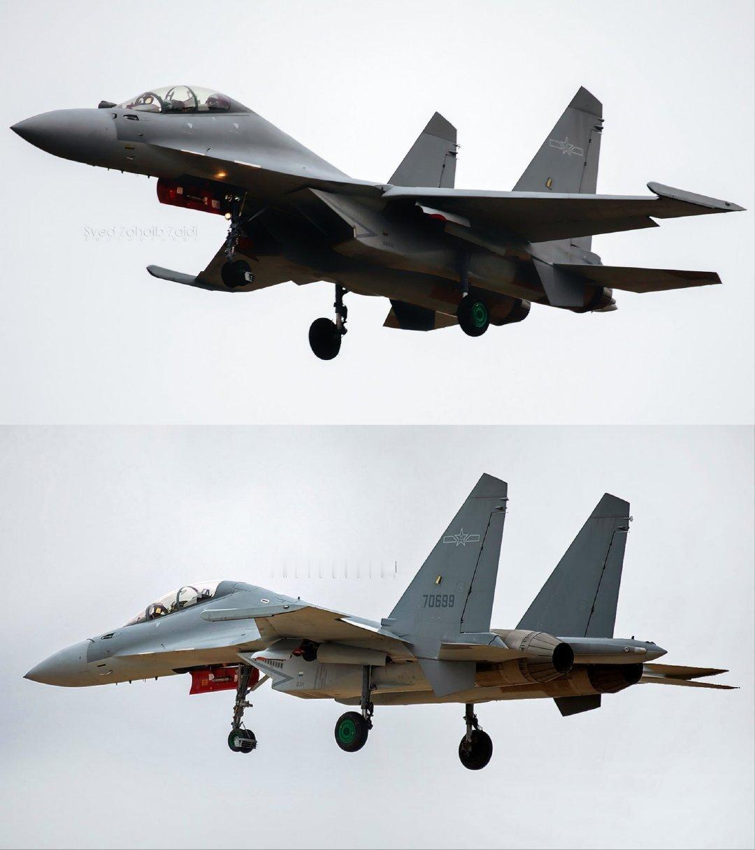 参加中埃“文明之鹰-2026”空军联训的西空“雾都雄鹰”其中两架歼-16图为在巴基斯坦转场期间#烽火