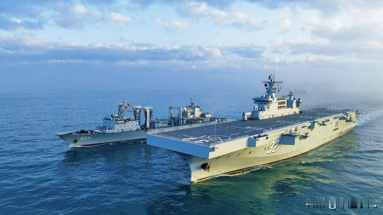 075广西舰，实战演练画面公开，祖传拍摄手法又上线了？大家肯定又会觉得这是战