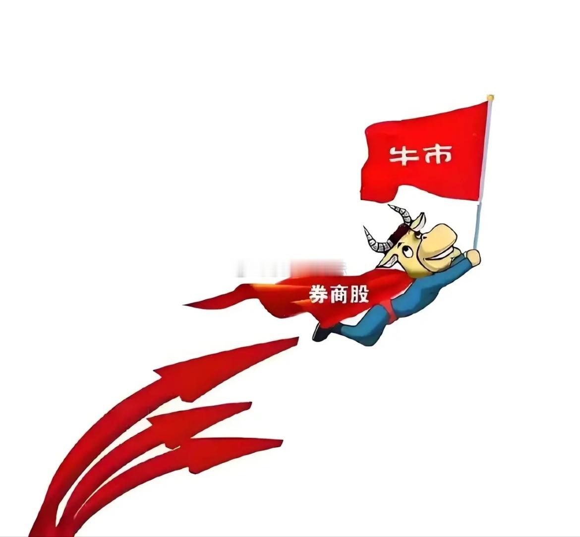 牛市旗手券商爆发，广发证券、浙商证券、华泰证券等拉升大涨，整个板块被激活，A股牛