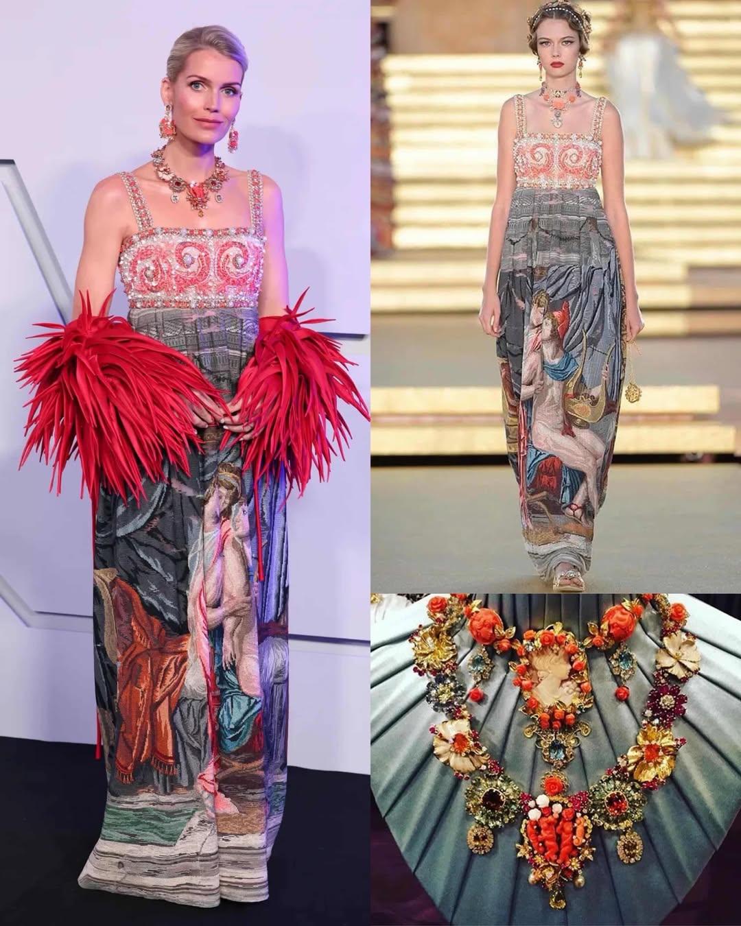 分享一个有趣的脑洞前些天参加摩纳哥玫瑰舞会的英国凯蒂·斯宾塞小姐用了一对红色