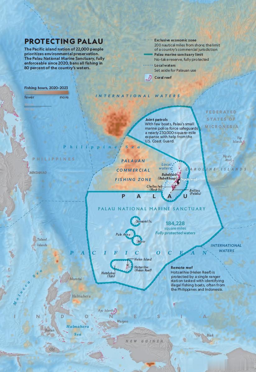 2024年7月美国国家地理杂志-帕劳保护问题历史影像