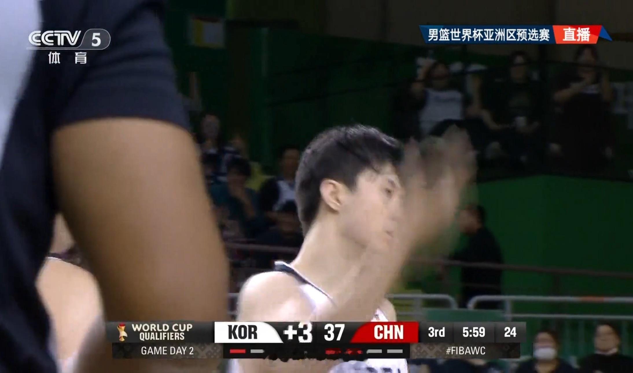 李贤重又开始了！男篮世预赛中国男篮vs韩国男篮阿才说球CBA中国男篮