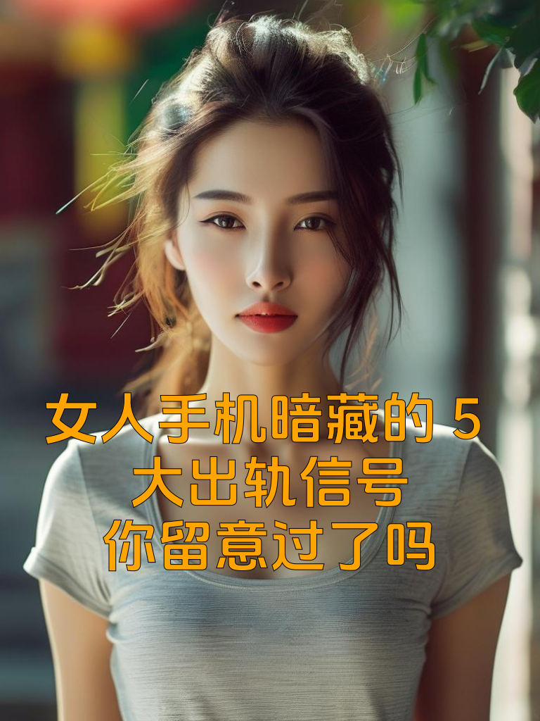 女人手机暗藏的5大出轨信号，你留意过了吗