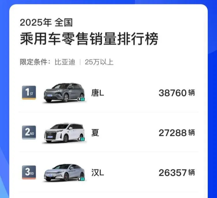 汉L唐L这年销量也太惨了！当初吹得有多牛，现在卖得就有多惨BYD自己背刺自己，汉