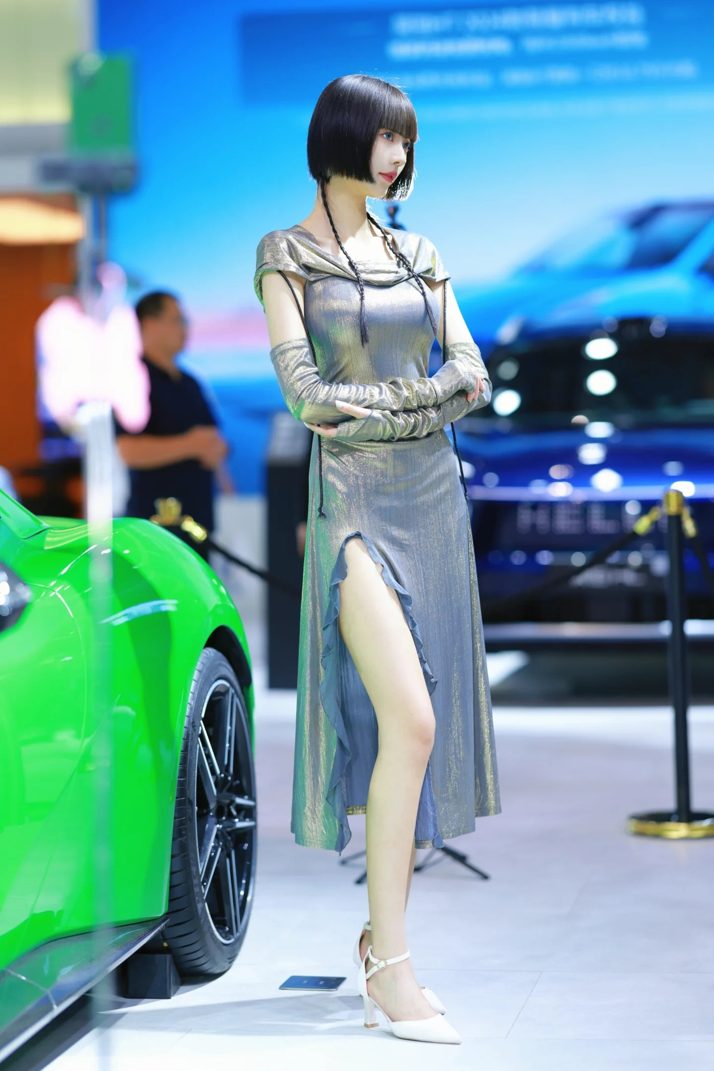 车展模特🚗车模蒲曲