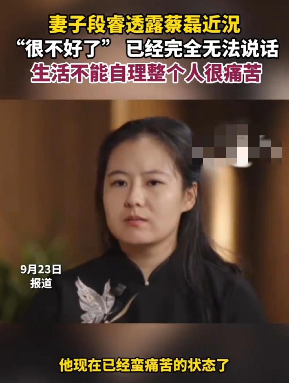 蔡磊的“遭罪”，从来不是为了自己活说蔡磊这样活着太遭罪的人，根本没看懂他的