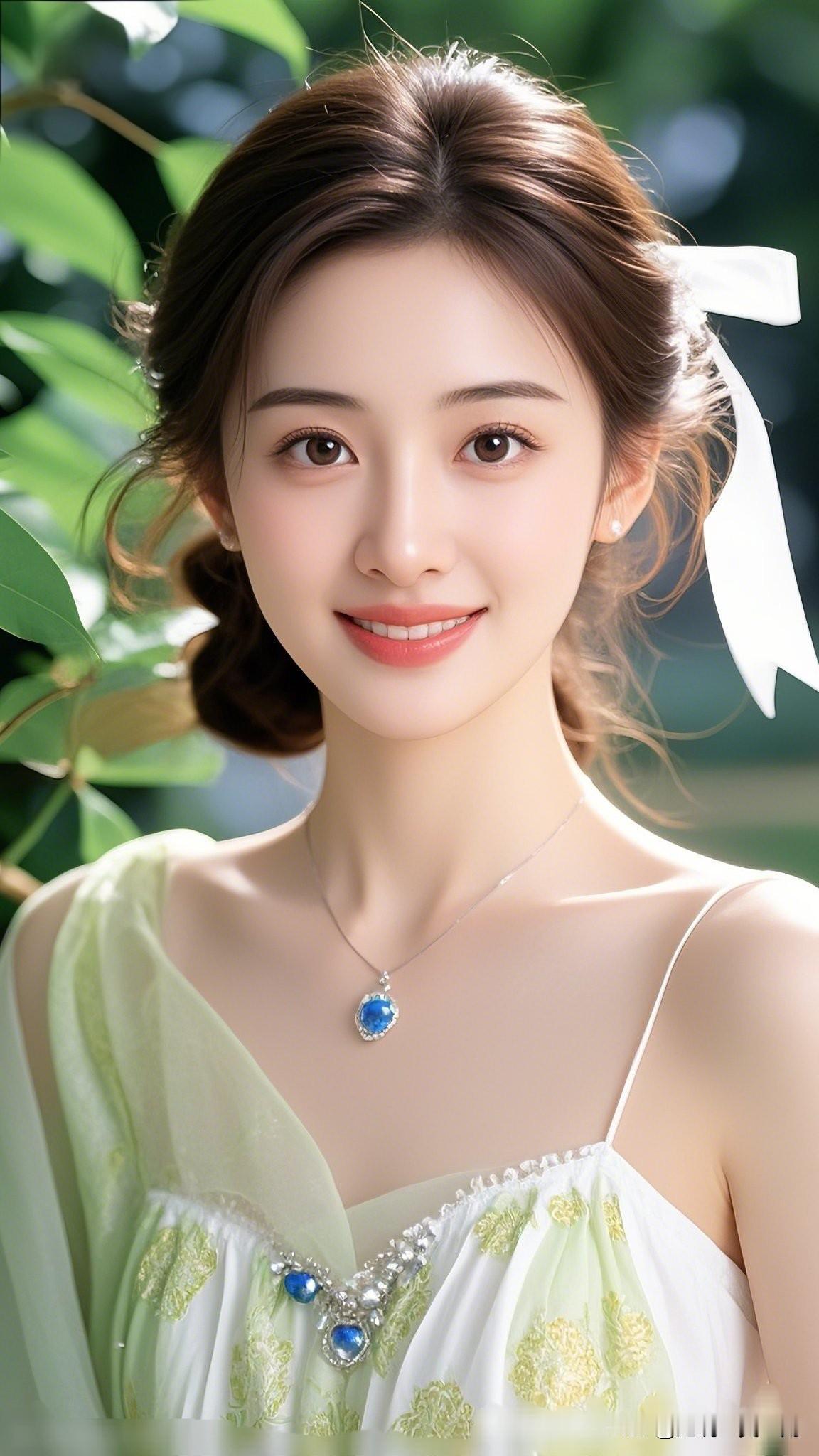 玉佩轻摇，笑靥如花。来分享下你眼中的倾城美人吧！清新自然，笑靥如花，宛如春日暖