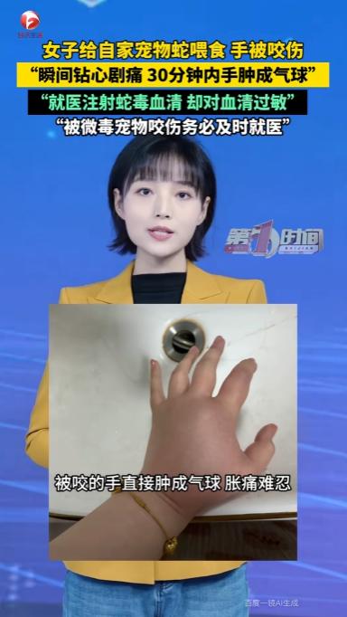 太离谱了！江苏一女生在家饲养了一条宠物猪鼻蛇，却因疏忽连续三四个星期没有给蛇喂食