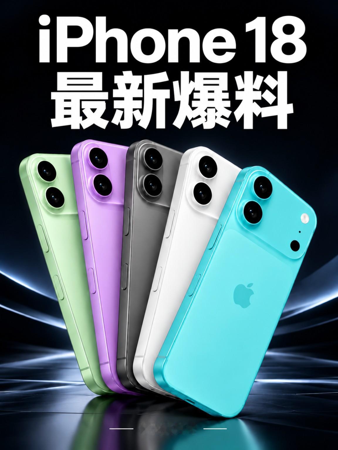 iPhone18最新爆料来了📱iPhone18外观变了？直接看图👇