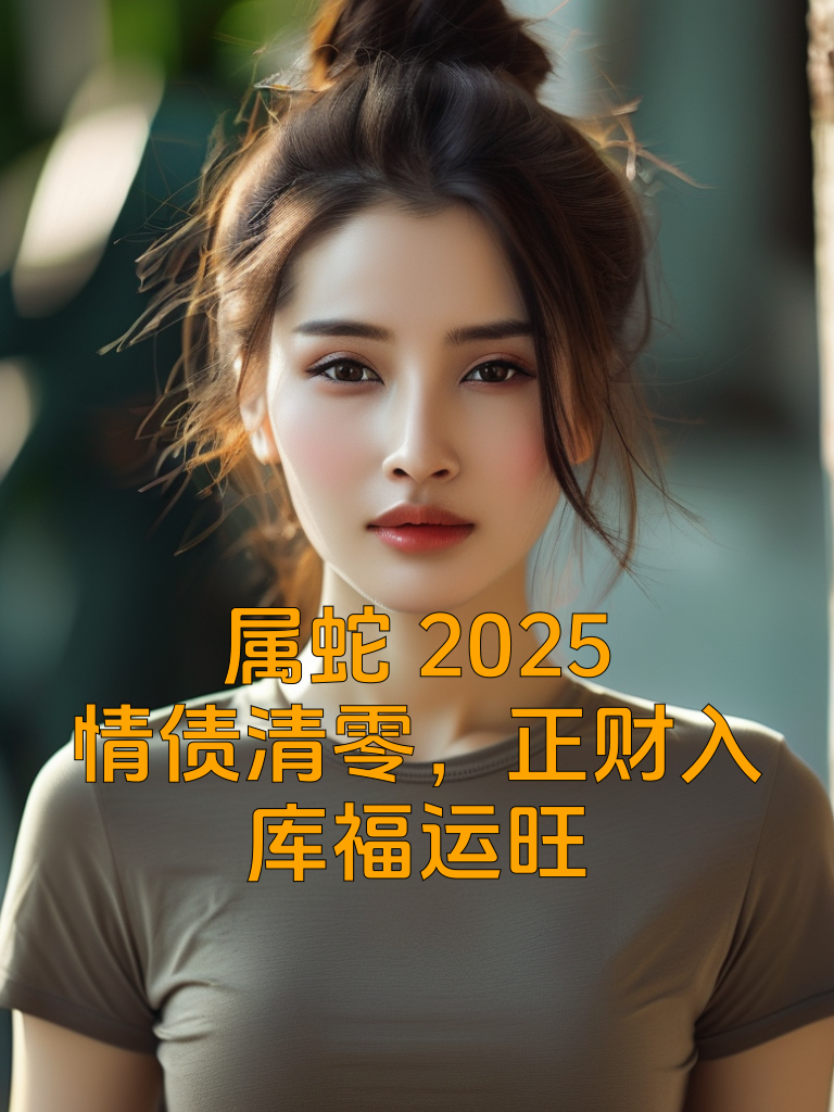 属蛇2025：情债清零，正财入库福运旺