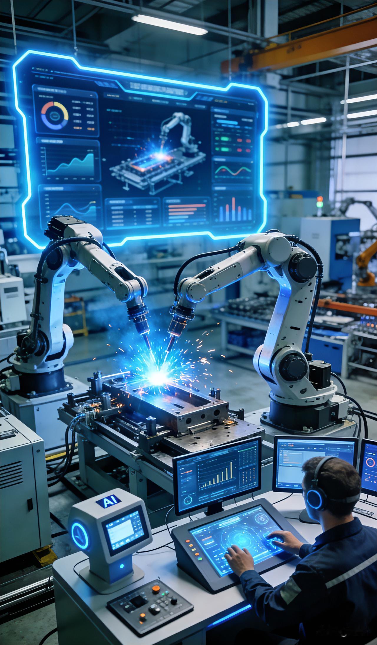 “人工智能+制造”专项行动。八部门联合发文支持“人工智能+制造”的专项行动，