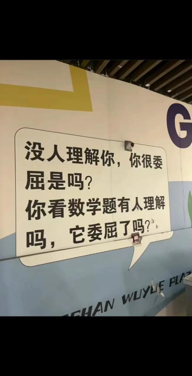 那数学呢它不委屈吗