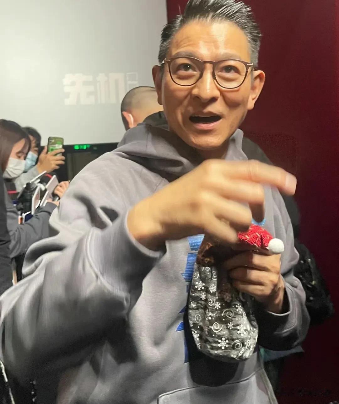 我是真心觉得刘德华越老越帅，现在比二三十岁的时候帅多了。