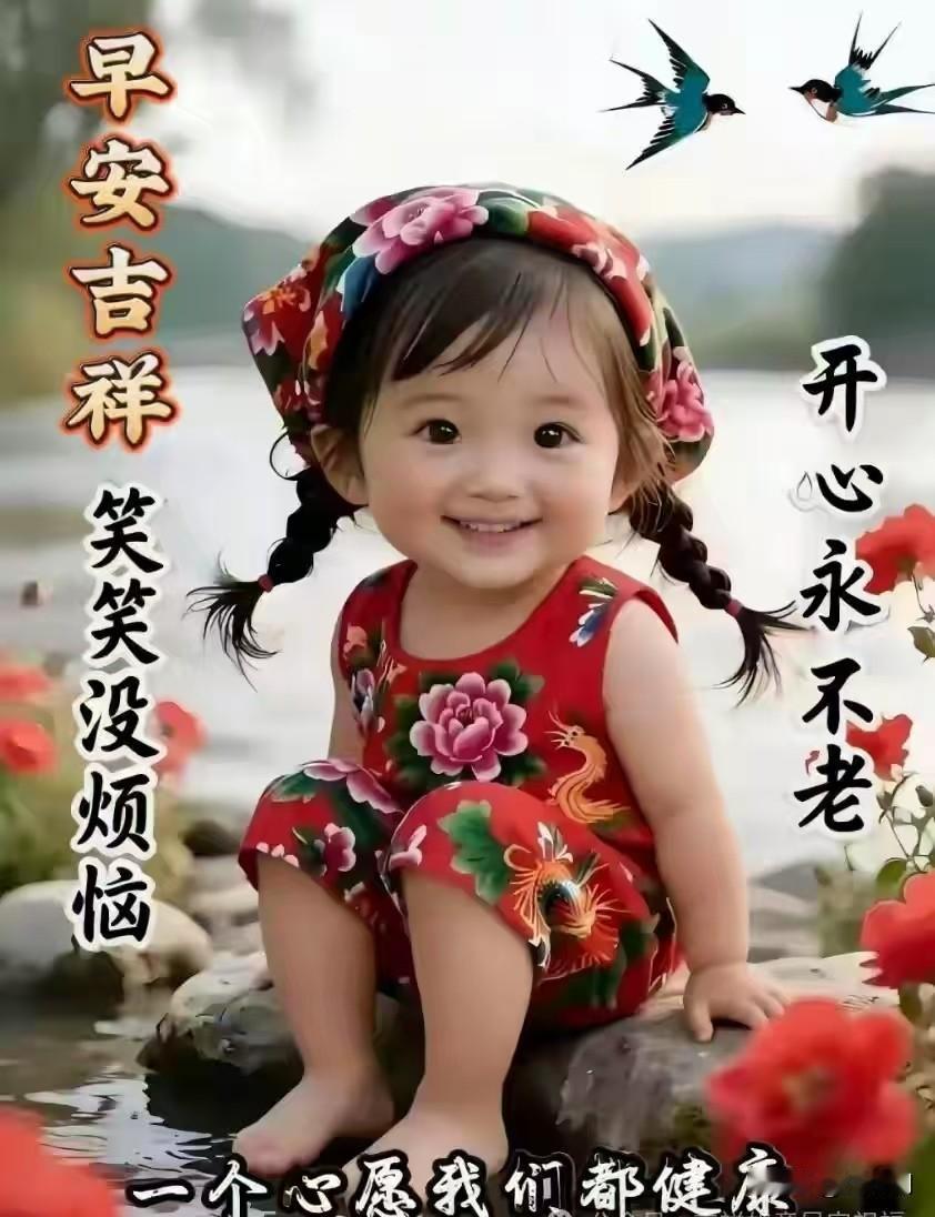 [比心]早安心语[比心]晓露凝枝醒翠丛，晨光破雾透帘栊。心随鹊语添清兴，梦