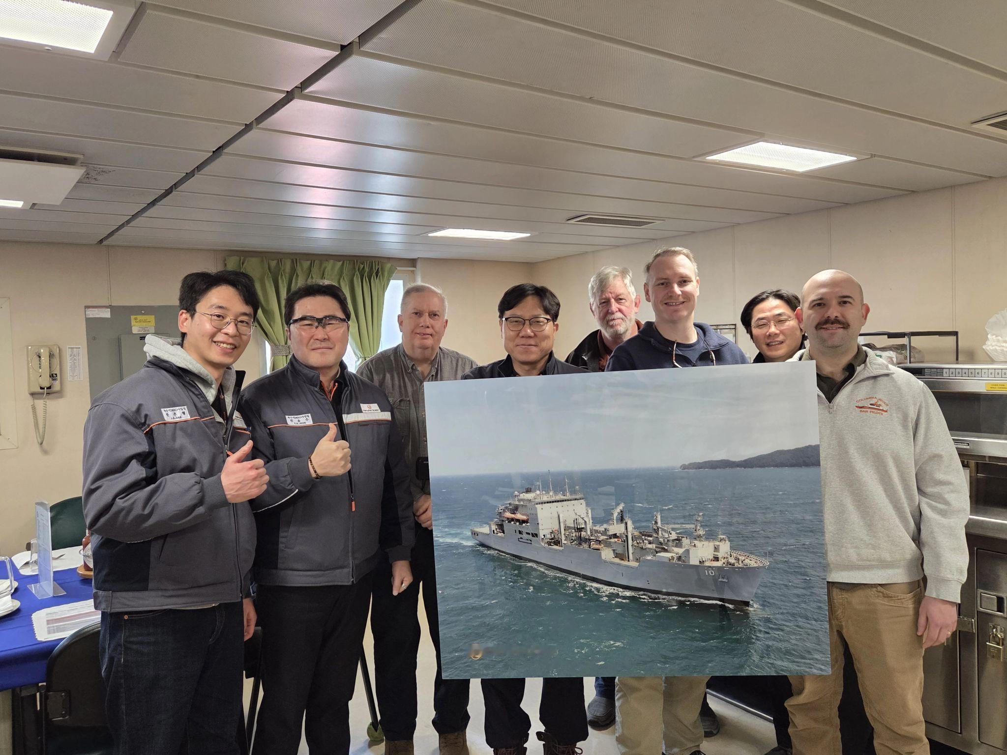 【图1】去年底，韩国HD现代重工完成MD一等人“约翰·刘易斯”级干货弹药补给舰“