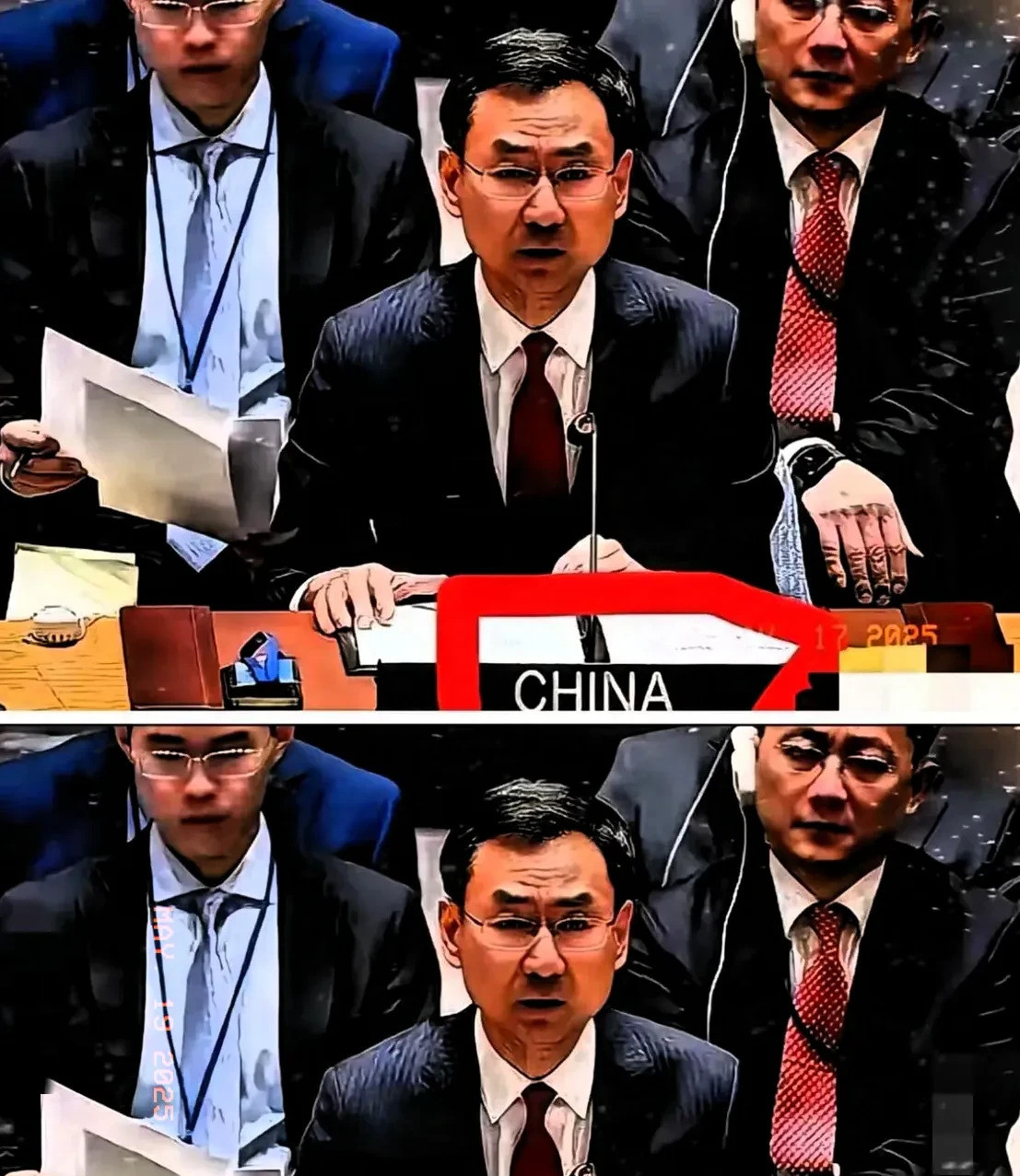耿爽联合国发言，真牛！天呐！昨天耿爽在联合国火力全开，直