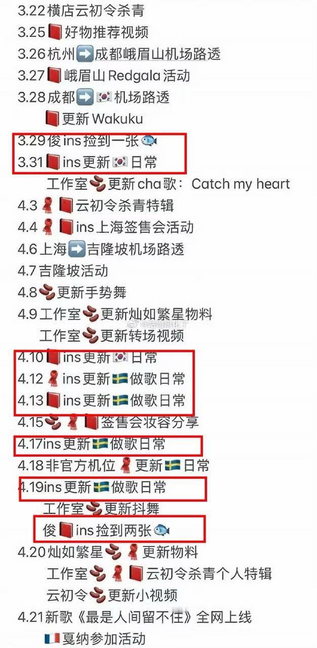 真的好忙好多工作啊把ins更新都算进去了，凑够这一页大粉累坏了吧