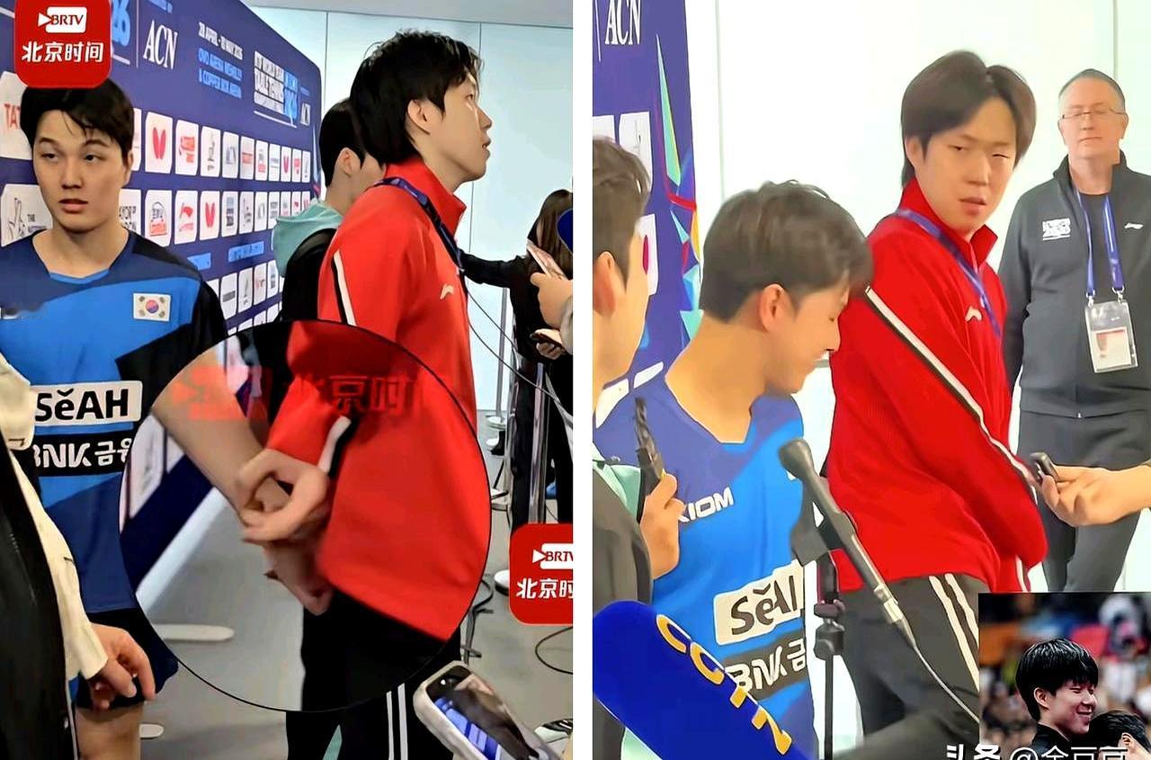 原来明星私下也这么爱闹！安宰贤采访路过，居然偷偷掐了“大头”屁股一下，这操作简