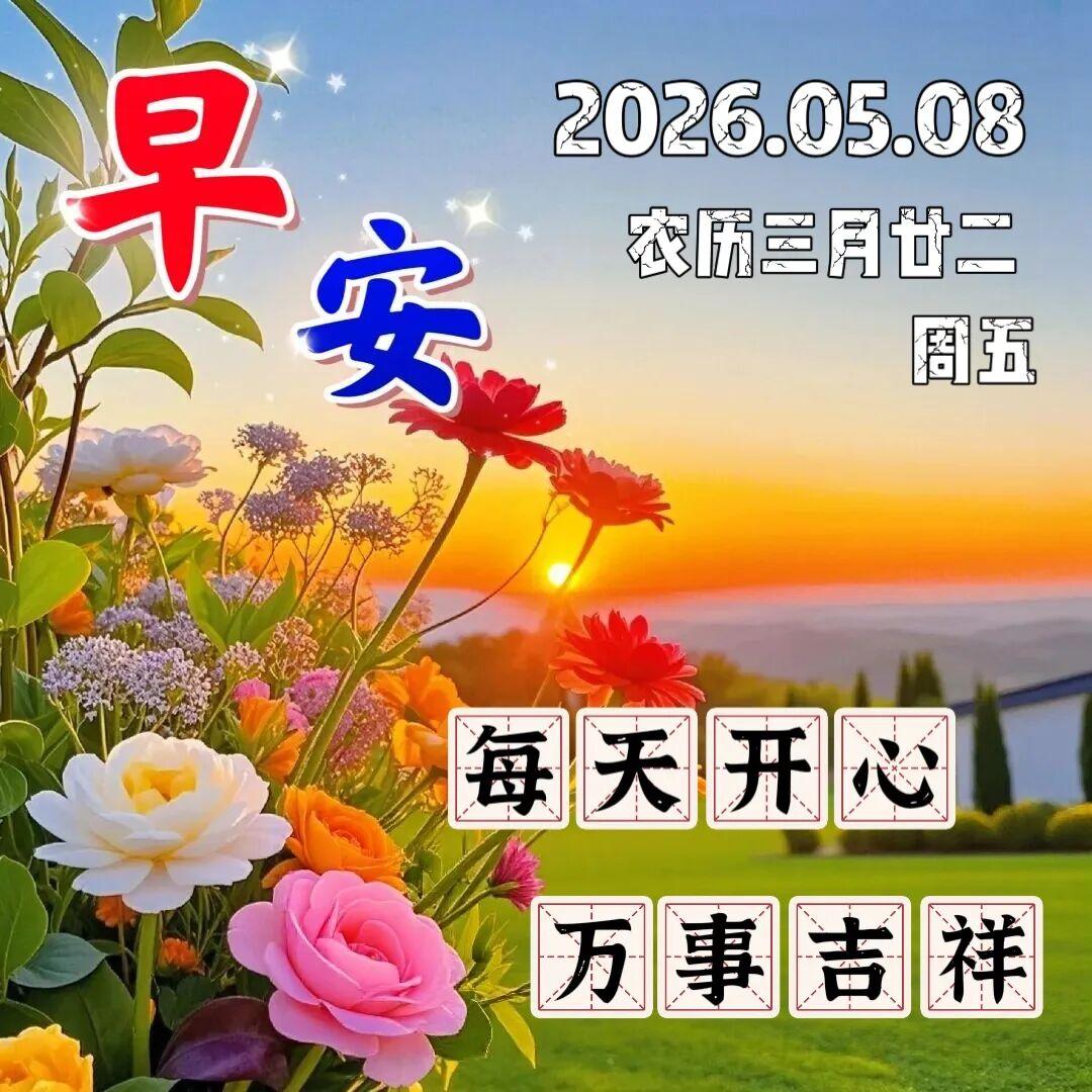 早安啊，亲爱的朋友，愿你迎着清晨的第一缕阳光，开始一天新的旅程。愿你财源滚滚，生