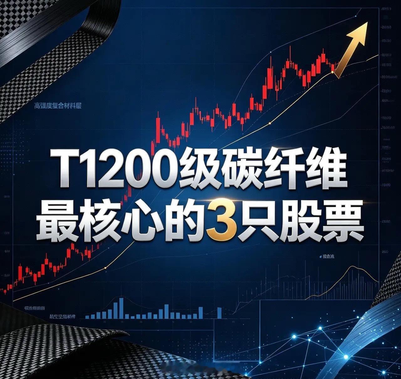T1200级碳纤维最核心的3只股票：1.中复神鹰(688295)作为国内高性