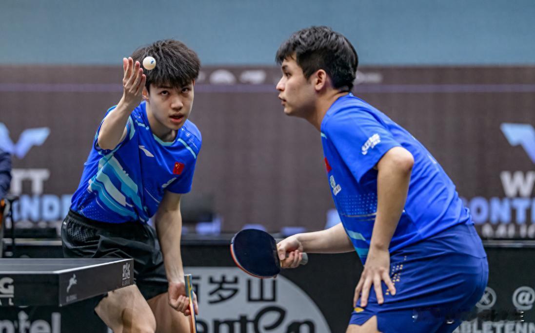 恭喜！林诗栋/黄友政夺冠！在马斯喀特常规赛的男双决赛中林诗栋/黄友政3-1拿