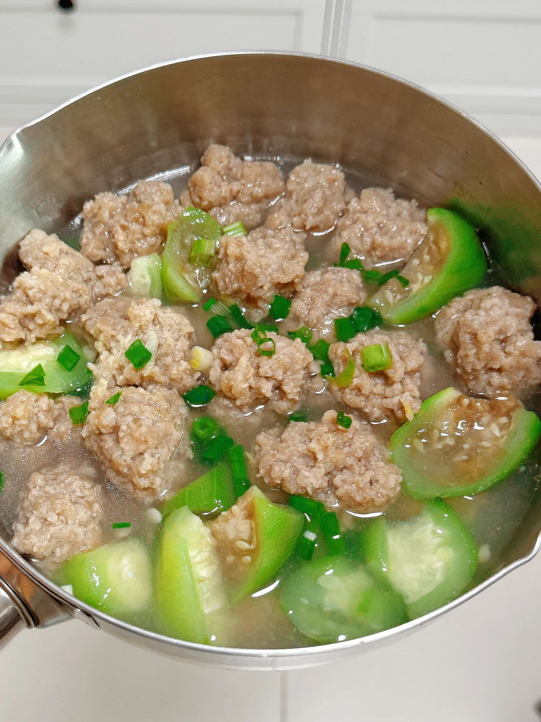 谁懂啊？丝瓜肉丸汤吃一次爱一次！🍲🍲🍲