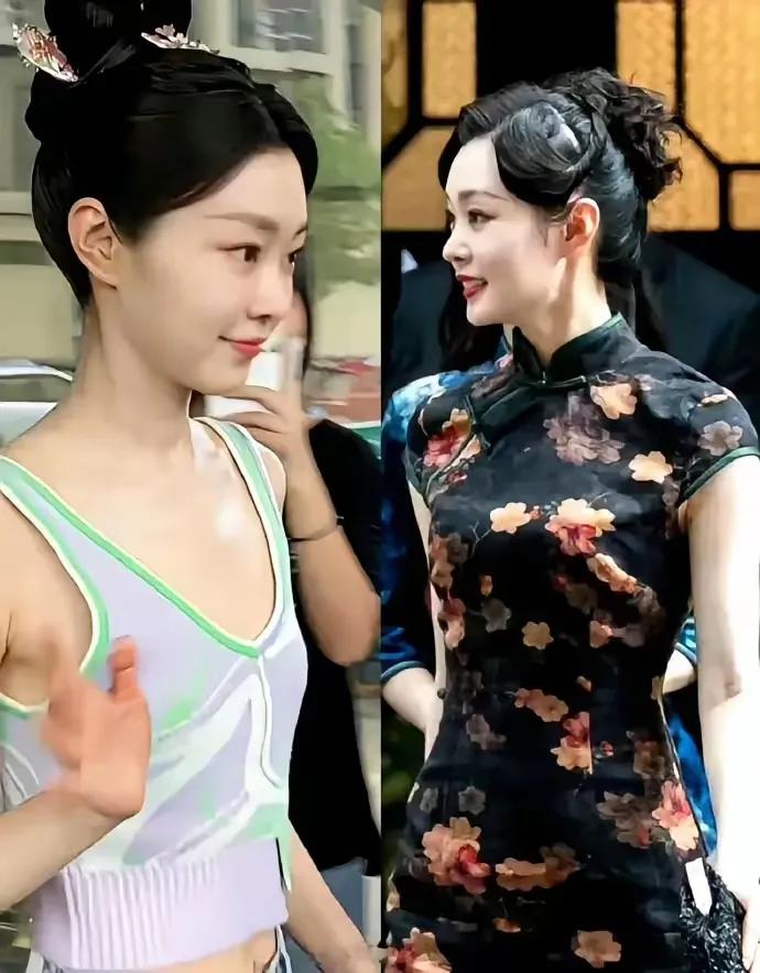 有时就觉得女人哇，真是看不透。平时平平无奇，一拍戏，马上变得玲珑有料，大家说说