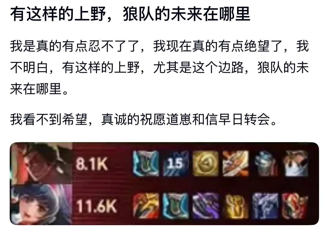 kplk吧热议有这样的上野，狼队的未来在哪里