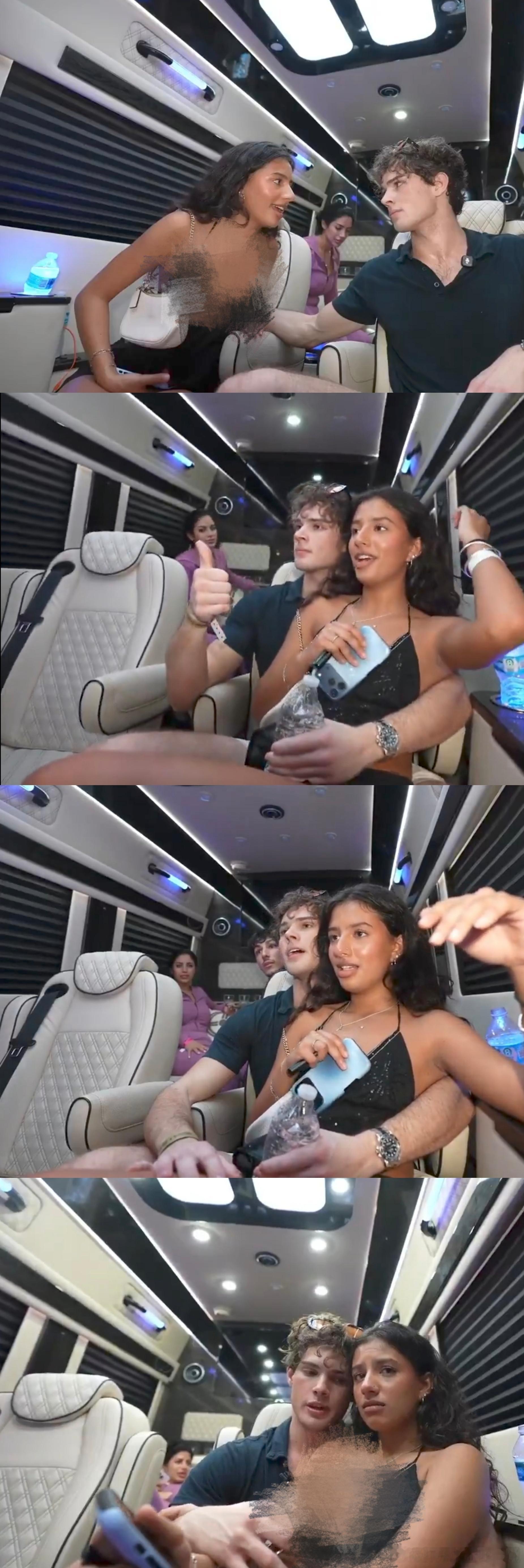 最近这段直播切片刷爆国外各大论坛，一白人男子在网络直播时与坐在旁边的印度裔女子交