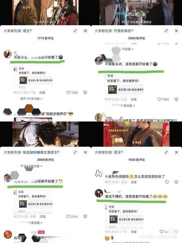 “无需多言，连我爸都开始看了”