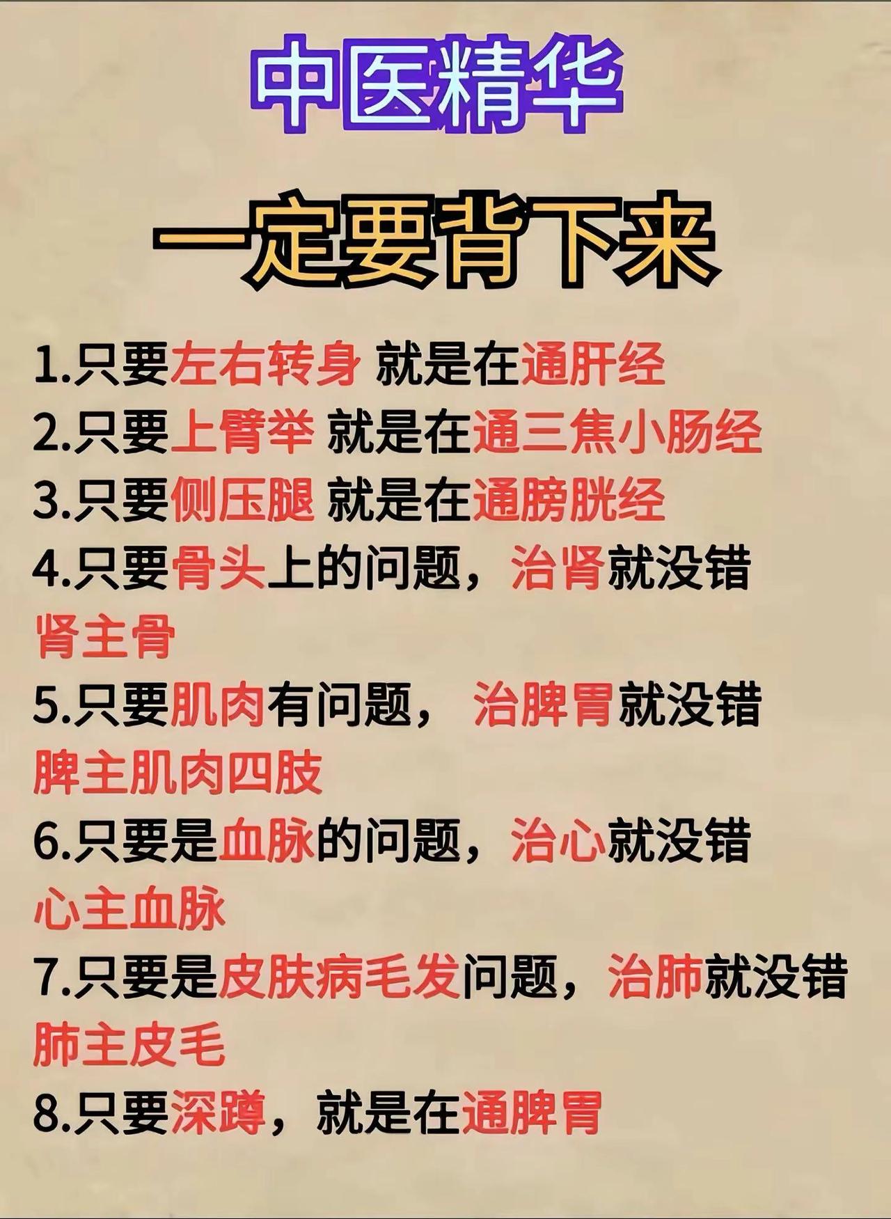 每天跟我涨知识养生科普小知识中医养生中医