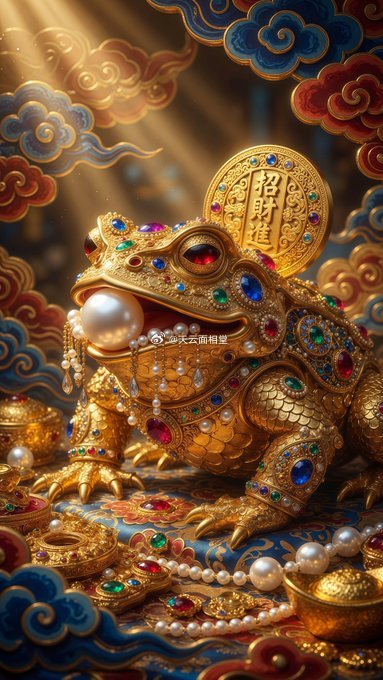 招财金蟾，九月进宝！​​​