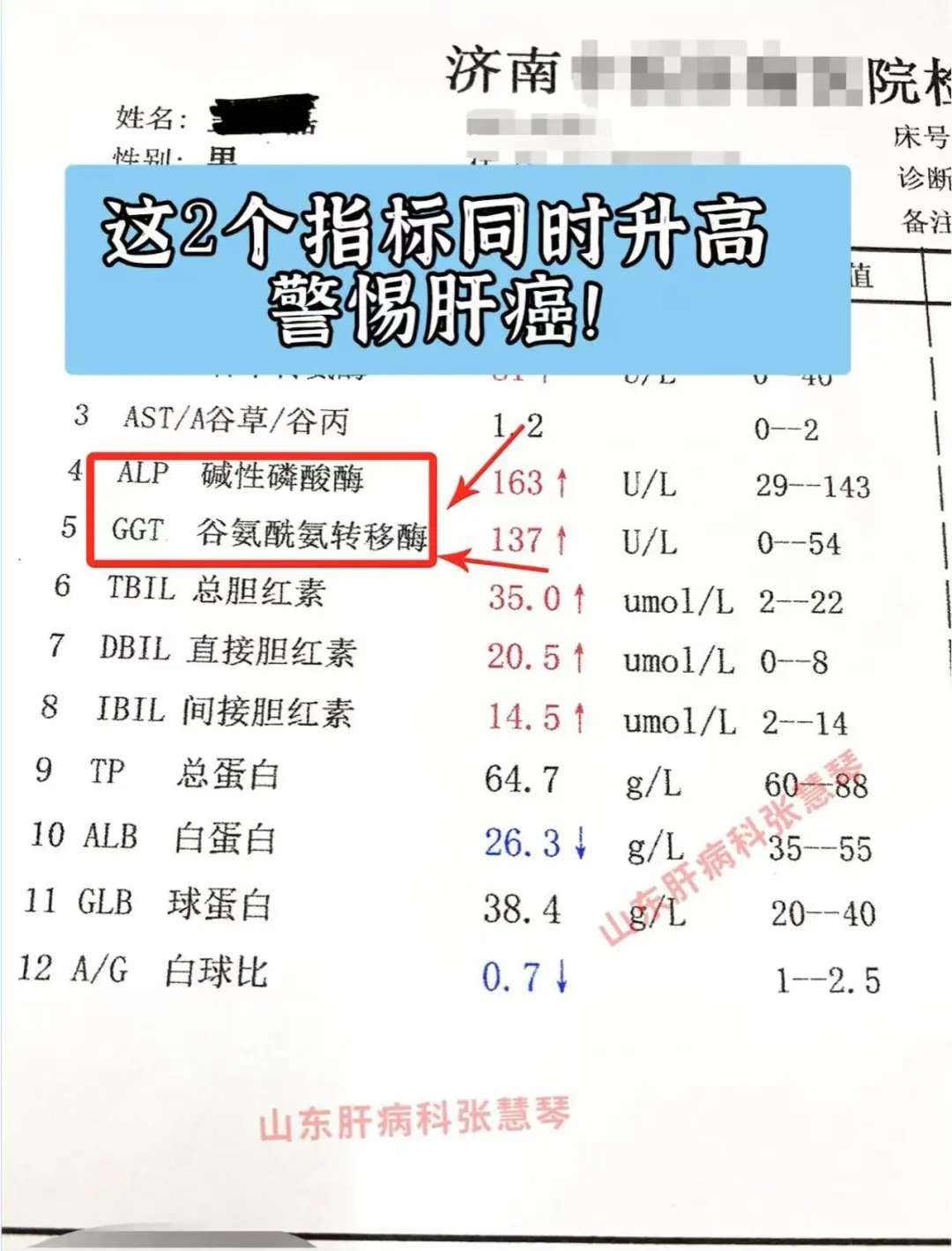 报告单上有这2项箭头要注意了！