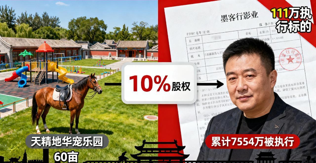 1. 于谦被追债111万!家底厚到有马场四合院,却栽在参股的影视公司上1