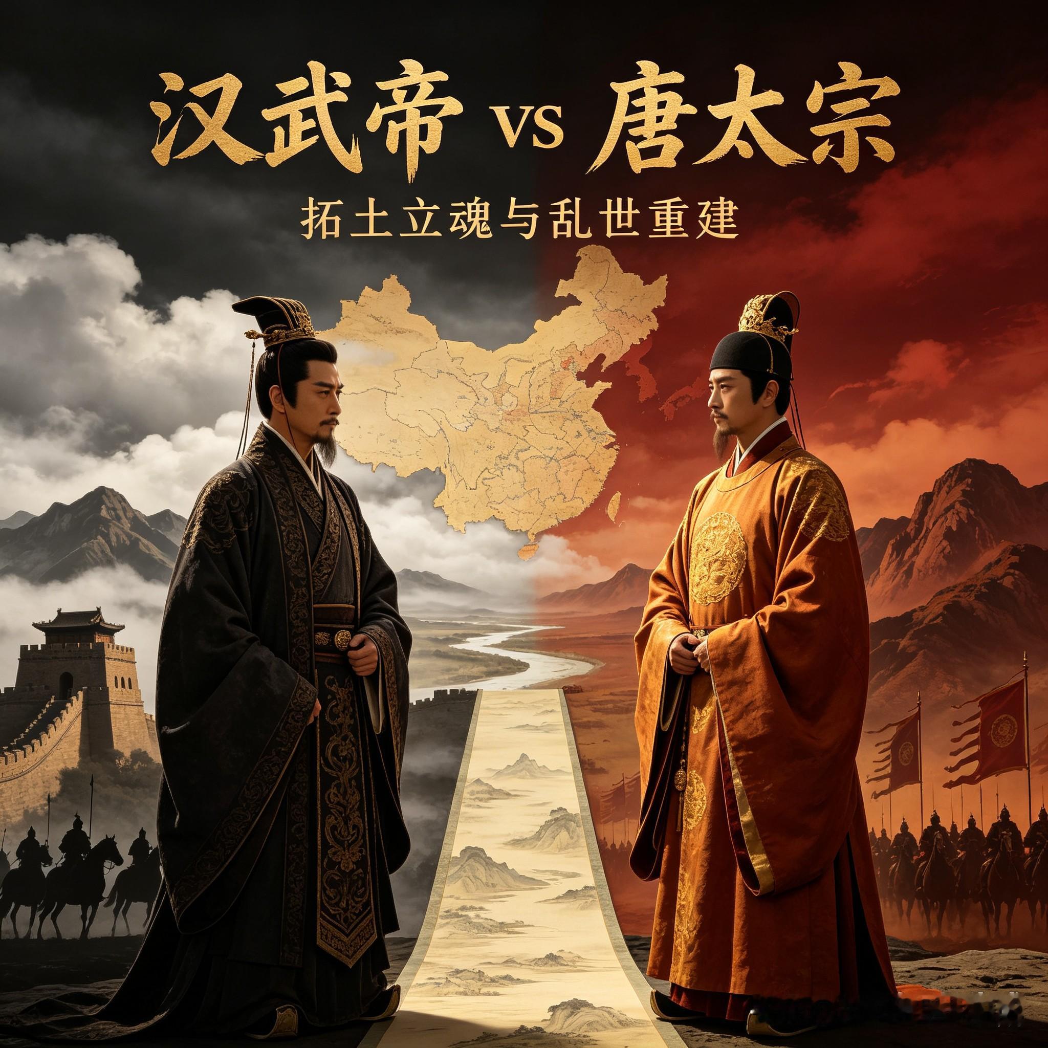 李世民的能力真的大于汉武帝吗?很多历史爱好者常会争论：李世民与汉武帝，谁的能力更强？其实二人所处时代