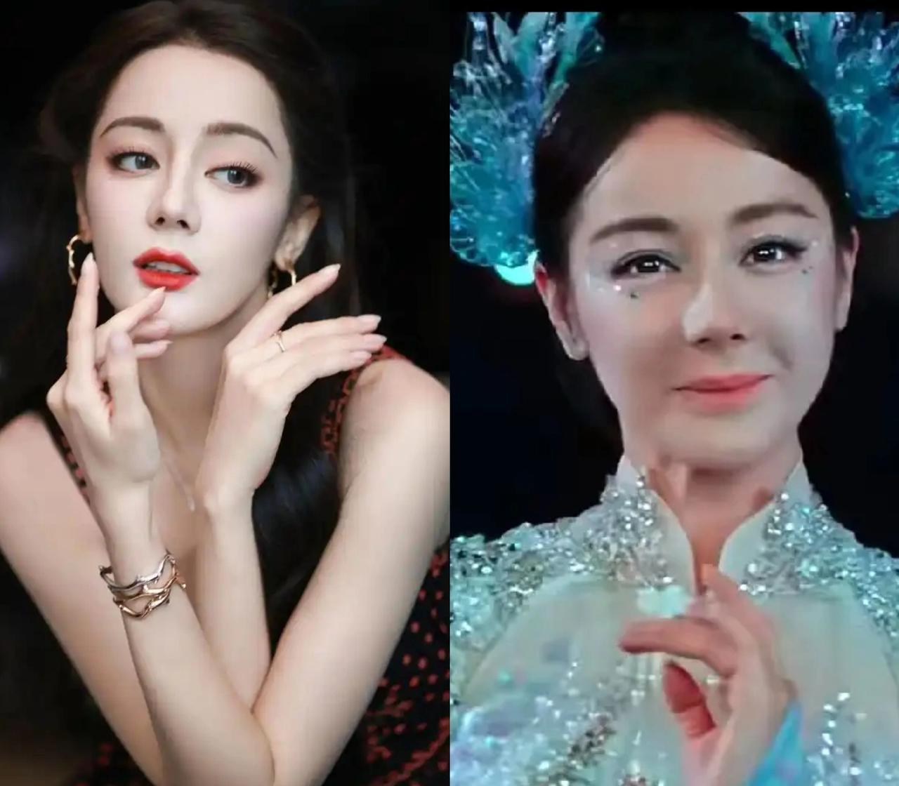 迪丽热巴春晚脸僵笑不出，你以为她老了？巴黎一套白裙直接杀疯，这才是她真面目！