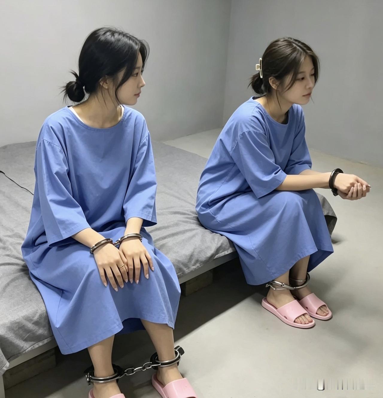 一时放纵私情，铸成天大过错。冰冷枷锁缠身，往后余生，只剩牢笼相伴与满心懊悔。重刑