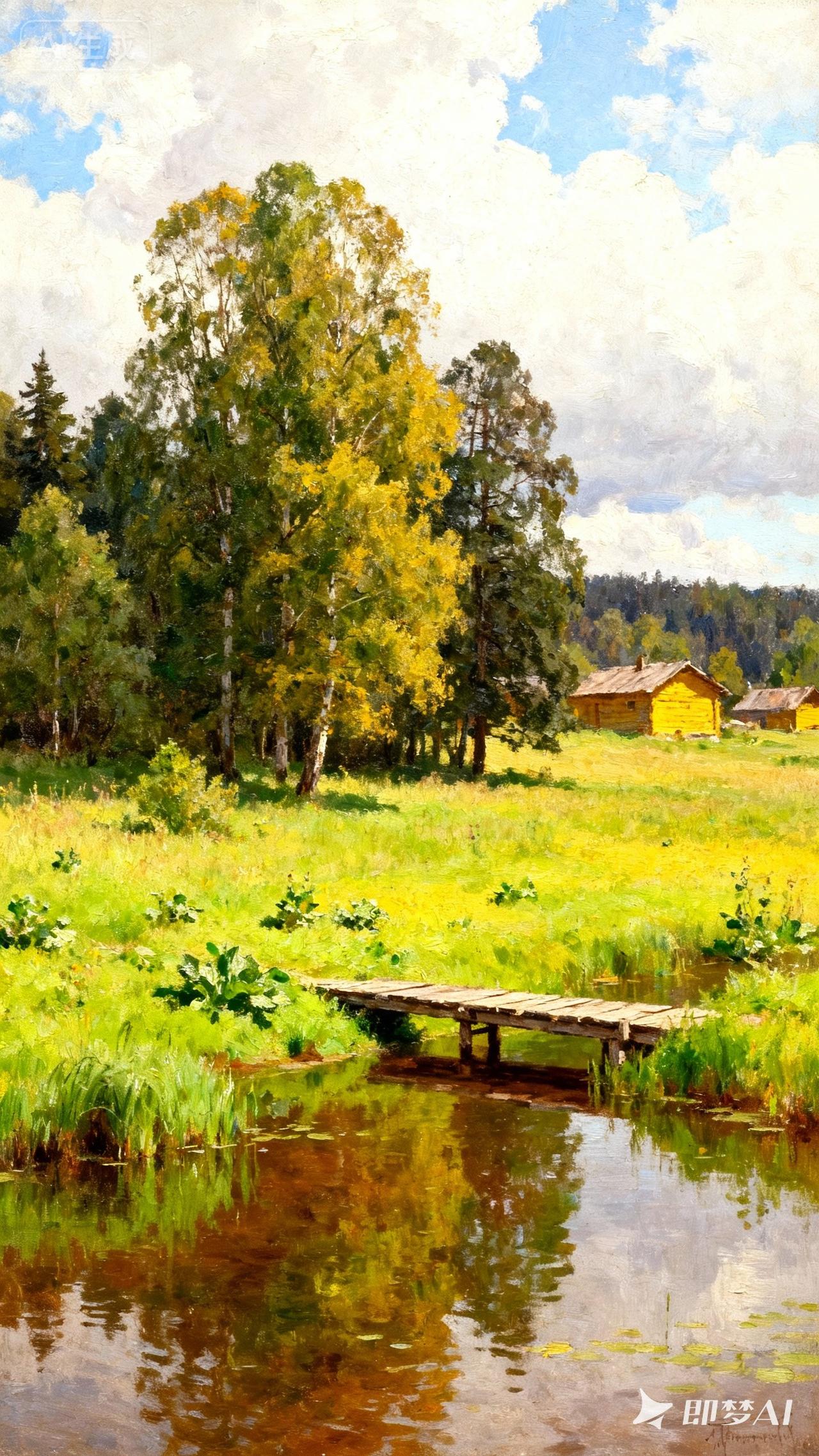 看到“秋雨无心敲落叶”这个上联，我也来了兴致对对联。有人对“春风有信染繁花”，我