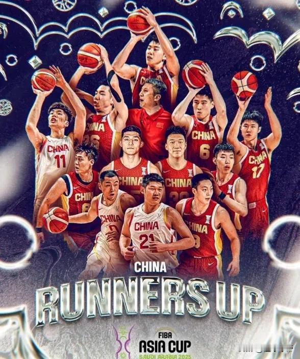 虽败犹荣都是英雄，中国男篮拿到亚洲杯亚军同样伟大!在男篮亚洲杯决赛中，中国男