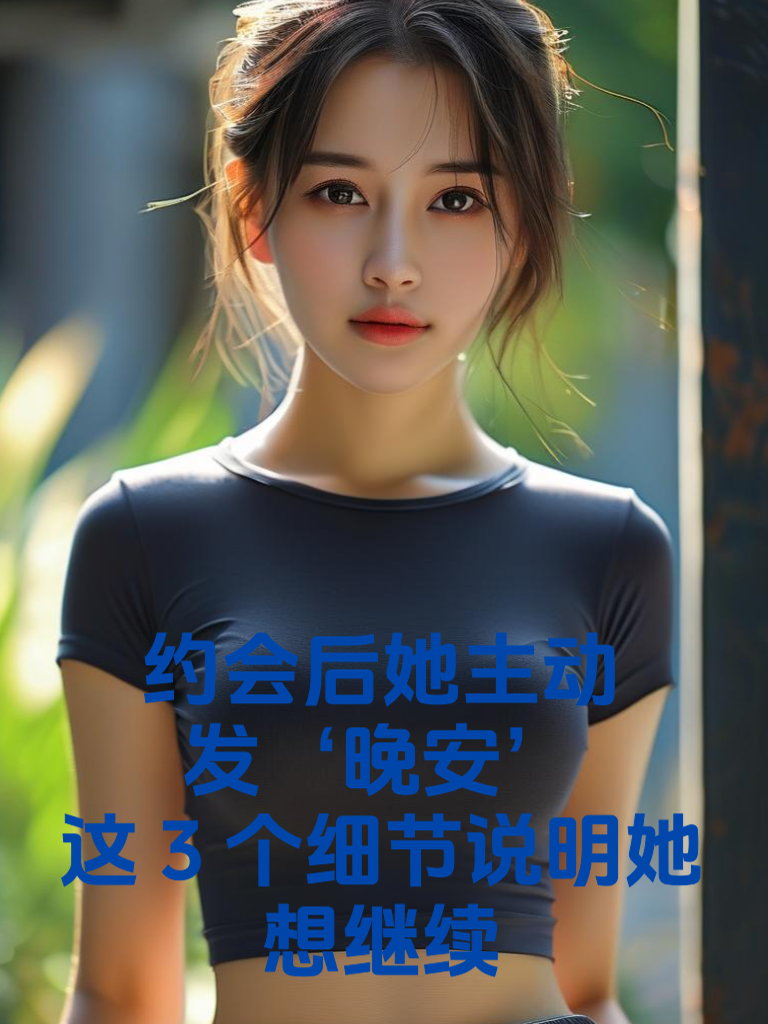 会后她主动发‘晚安’+表情包，这3个细节说明她想继续