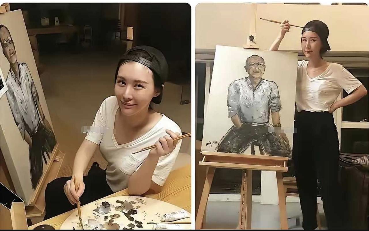 田朴珺画的王石够老的