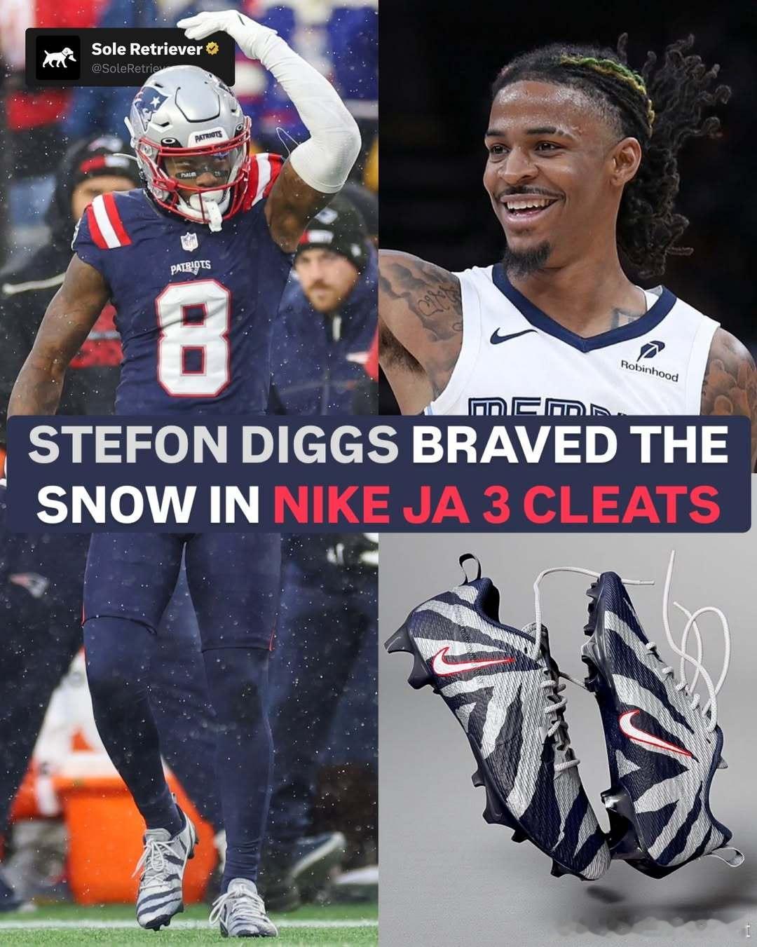 Ja3橄榄球鞋，这配色有点帅。