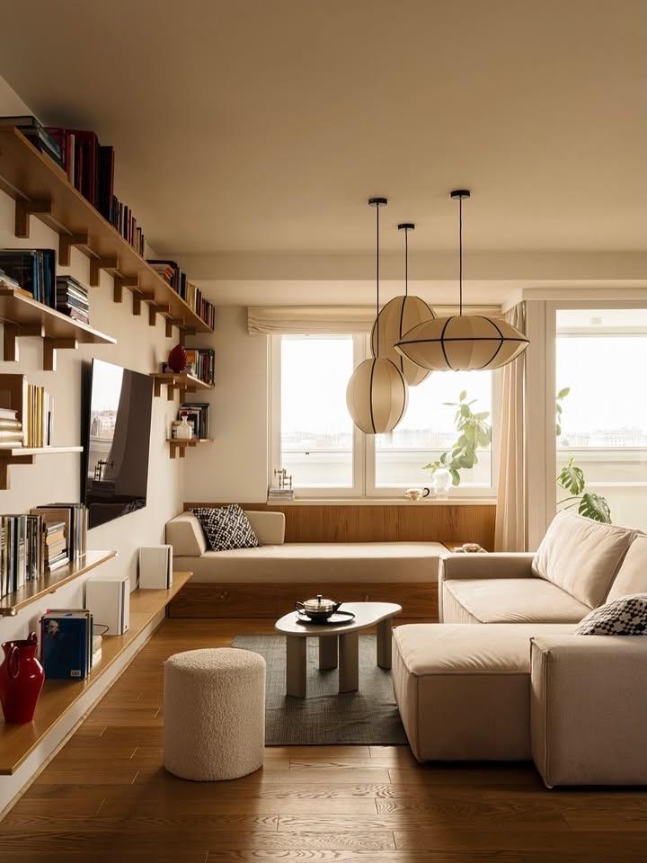 华沙顶层视角，复古与温暖撞个满怀，治愈又高级有哪些装修风格适合空间大的房子家