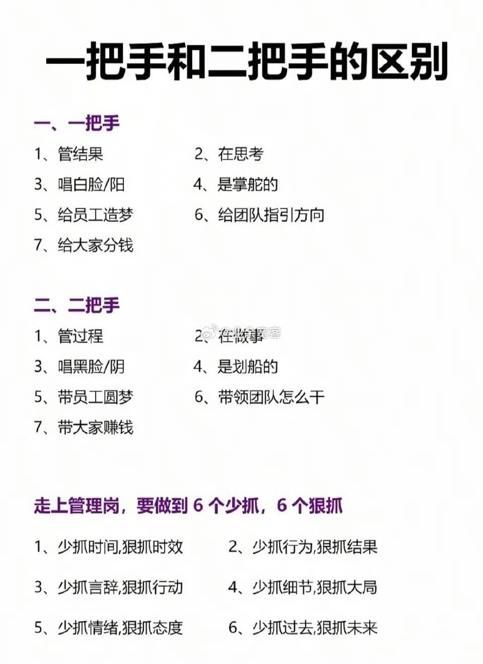 -把手和二把手的区别