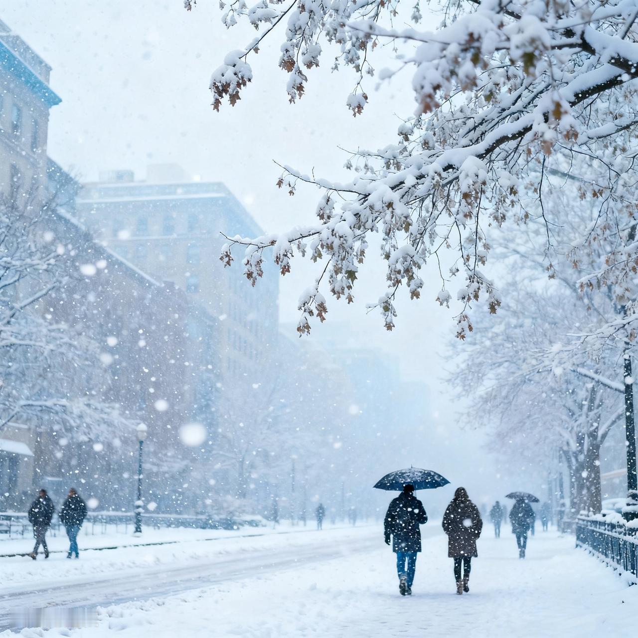 这两天中央气象台和各地气象台都在预报这轮大范围降雪天气，雪未到，各地却已经在“未
