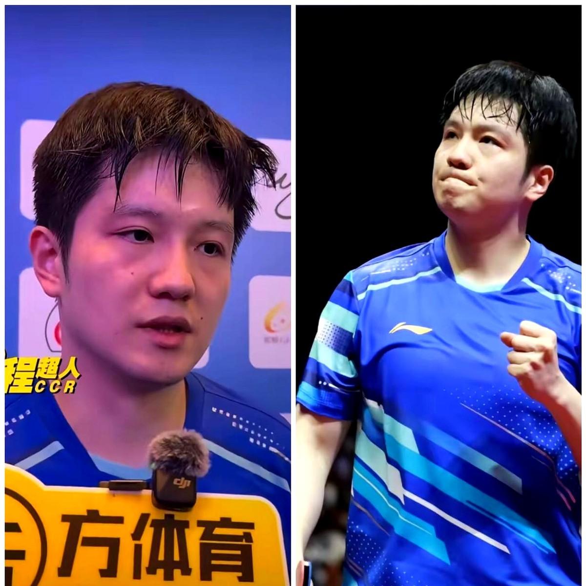 “别拍我，看球。”新加坡大满贯赛后，樊振东把话筒往怀里一收，先说了这四个字。