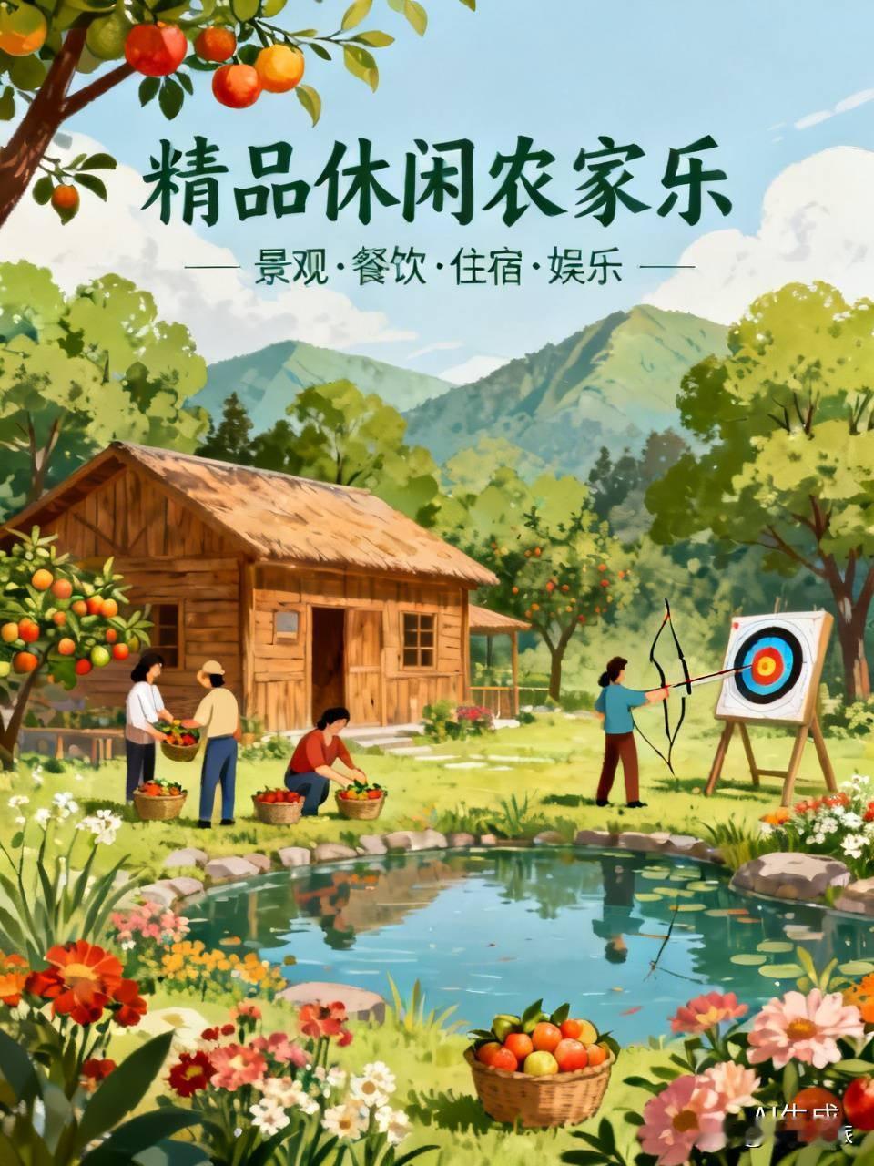 精品型休闲农家乐或农庄怎么设计?设计精品型休闲农家乐或农庄，得从多方面着手。